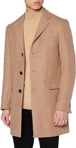 Marchio Amazon - find. - Wool Mix Smart Coat, Giubbotto Uomo
