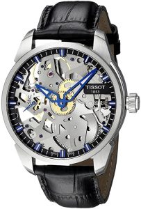 Tissot T070.405.16.411.00 - Orologio da polso da uomo, cinturino in pelle
